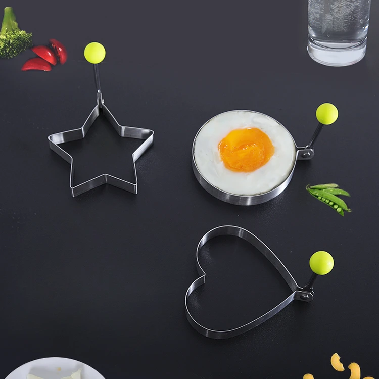 点砚不锈钢不粘煎蛋家用爱心煎鸡蛋模型创意荷包蛋煎蛋圈方便