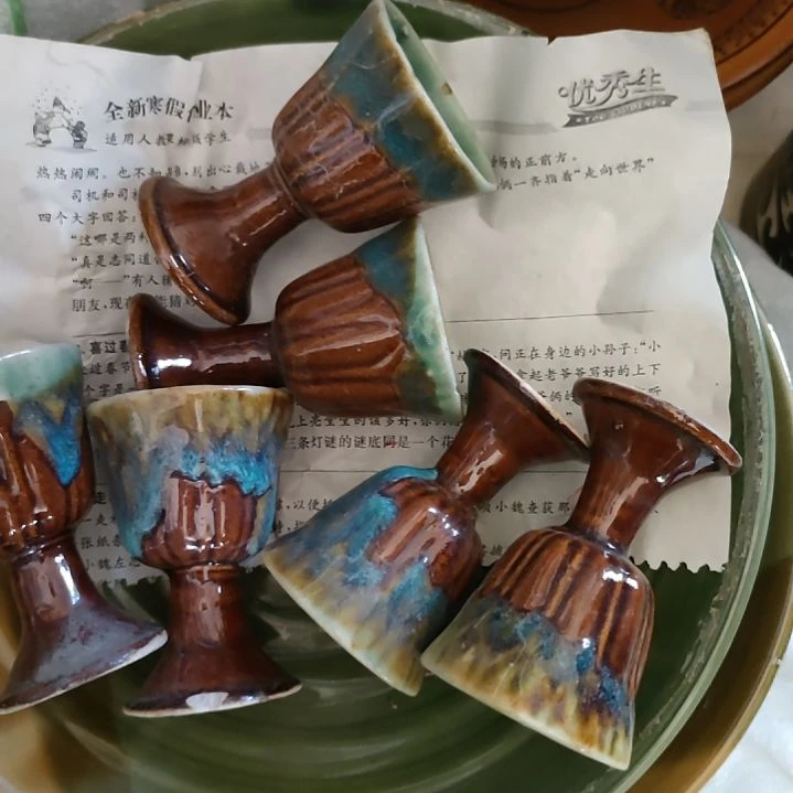 摆件美***天陶瓷盘子碗啥都有