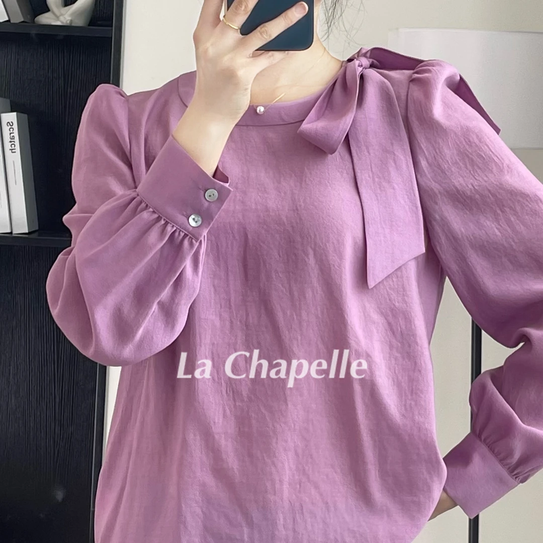 拉夏贝尔25年现货清仓时尚百搭设计感小众气质热力衬衫 9340 XYZ