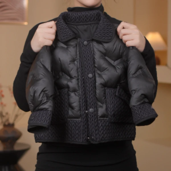 儿童棉衣2024冬季保暖新款外套韩版洋气老钱风棉服中童时尚潮款