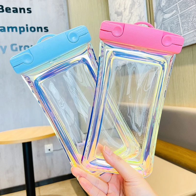 电镀手机防水袋K1泡泡款时尚情侣网红便携简约潮流挂绳夏季少女