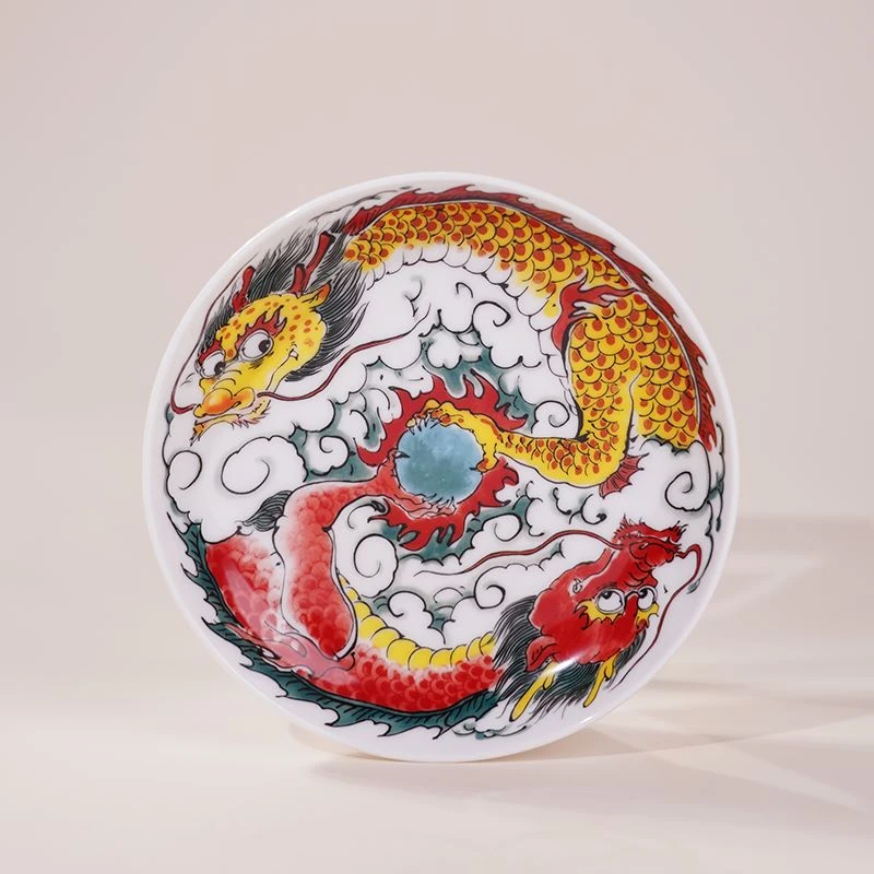 昨明国风国潮龙纹壶承茶盘茶托