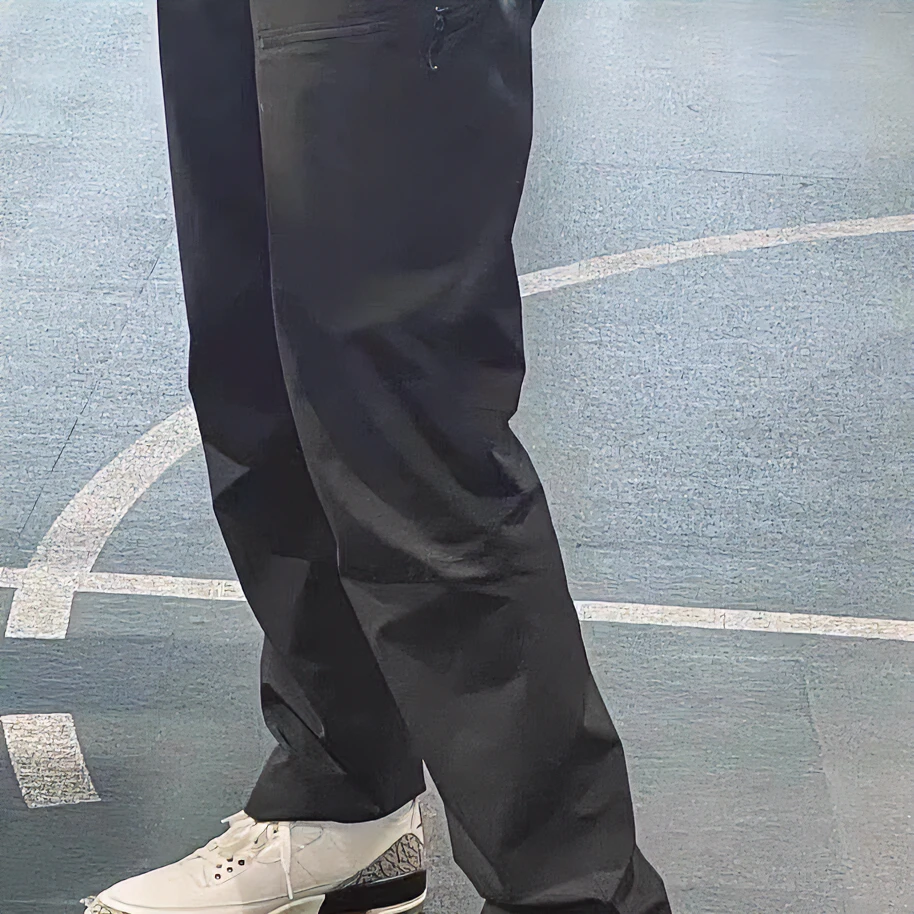 软壳速干裤长裤男士男款户外休闲透气黑色薄款弹力直筒时尚百搭