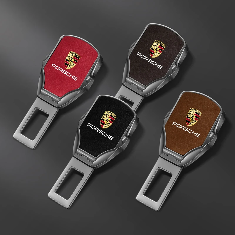 保时捷卡宴Macan帕拉梅拉汽车安全插带延长器固定接头插头卡口718