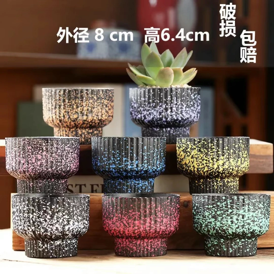 《直播间专享》多肉花盆陶瓷小多肉植物粗陶复古素烧家用简约透气