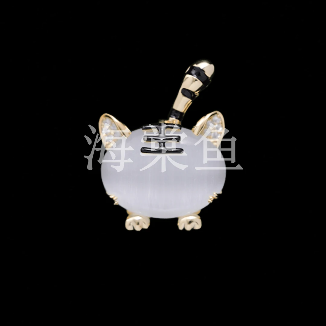 铜合金合成锆石胸针 MN101可爱老虎《迷你》胸针