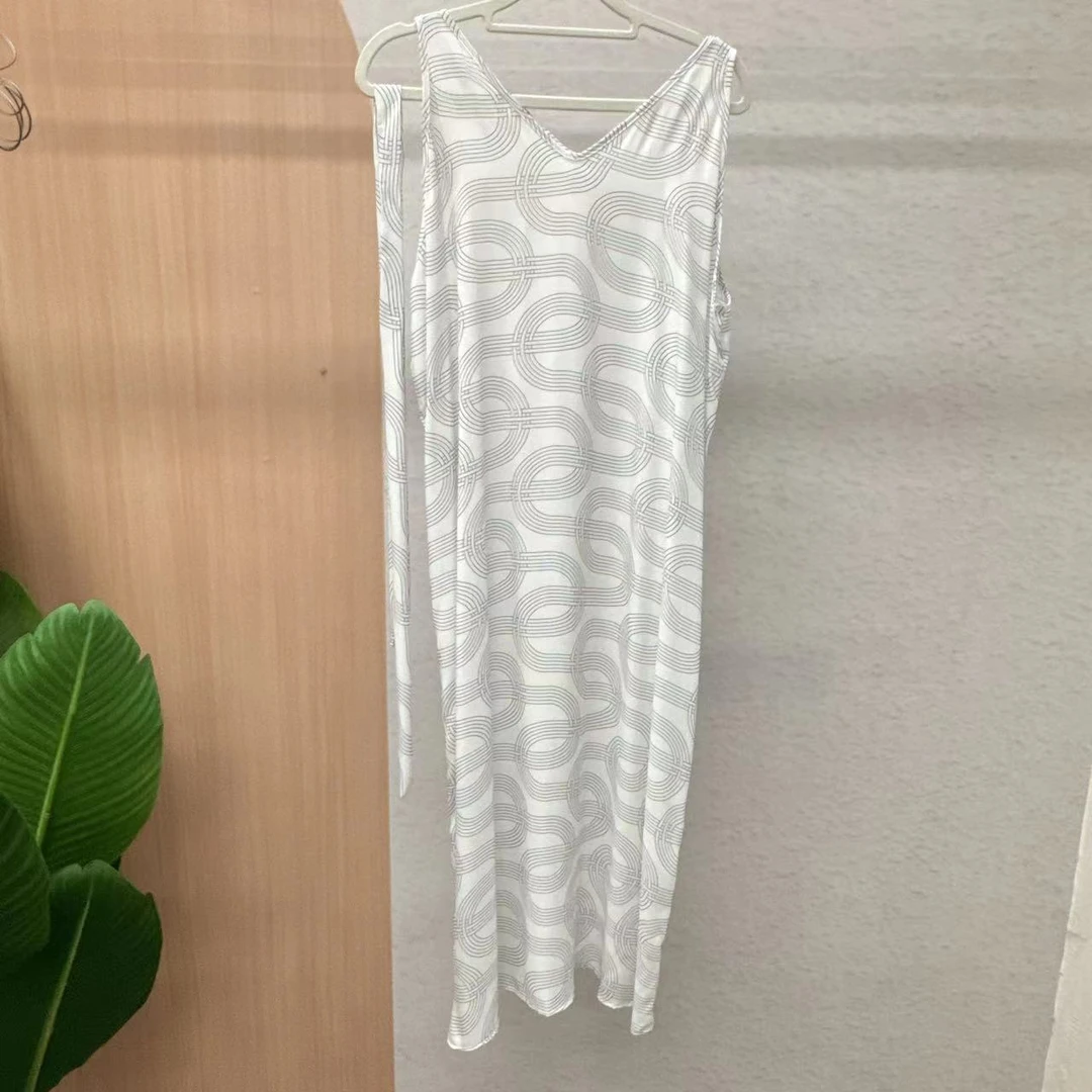 桑蚕丝无袖背心连衣裙（90-130斤）