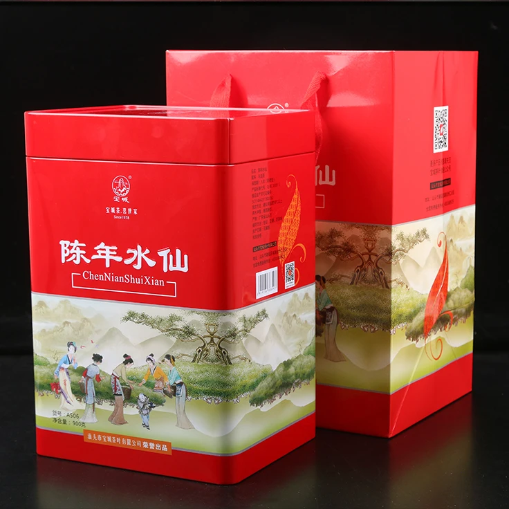 宝城陈年水仙茶叶900g乌龙茶散装罐装老枞水仙浓香型A506