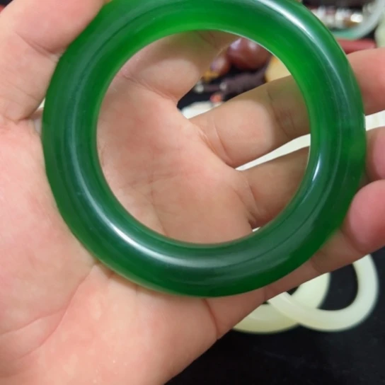 白玉菩提手串手镯挂件