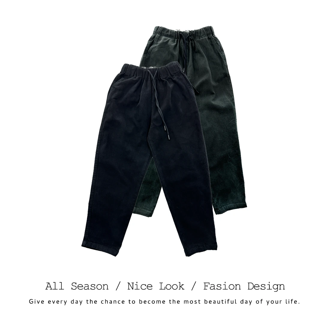 689/047/363       欧货潮流时尚松紧腰宽松休闲长裤  款号#9986