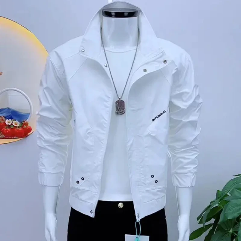 潮牌潮流男春秋季时尚百搭上档次初秋穿搭夹克上衣新款高贵男潮流
