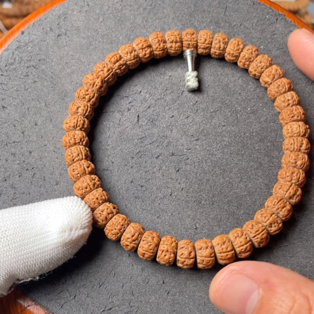 【闪购商品】金刚菩提手串五瓣龙切藏红花，尺寸10/11/12