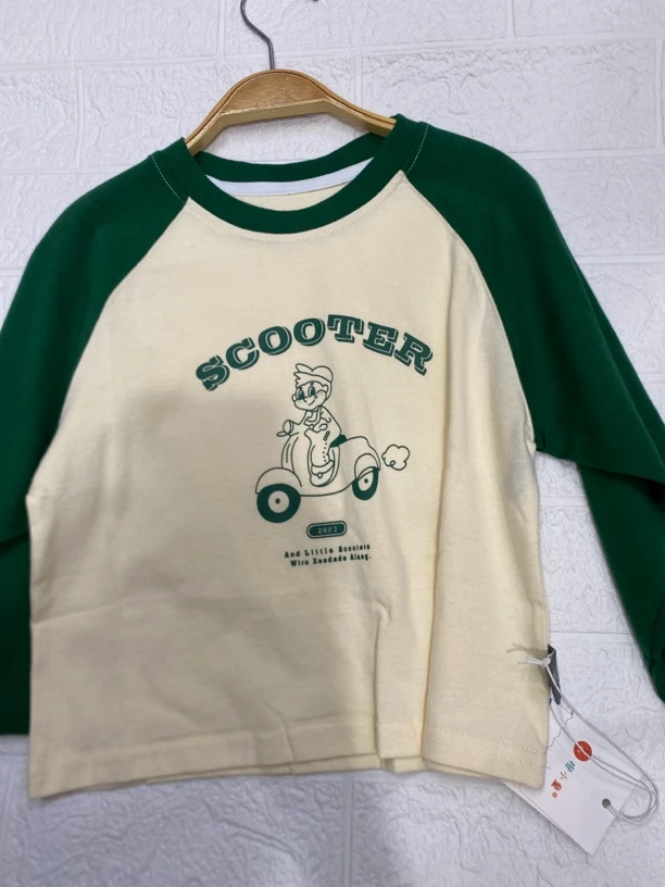 春秋款中童打底T恤