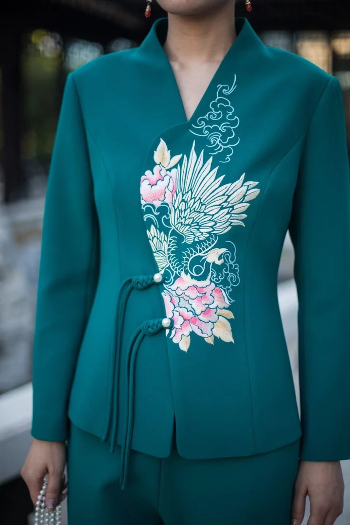 秋季新款中式国风显瘦气质套装女装