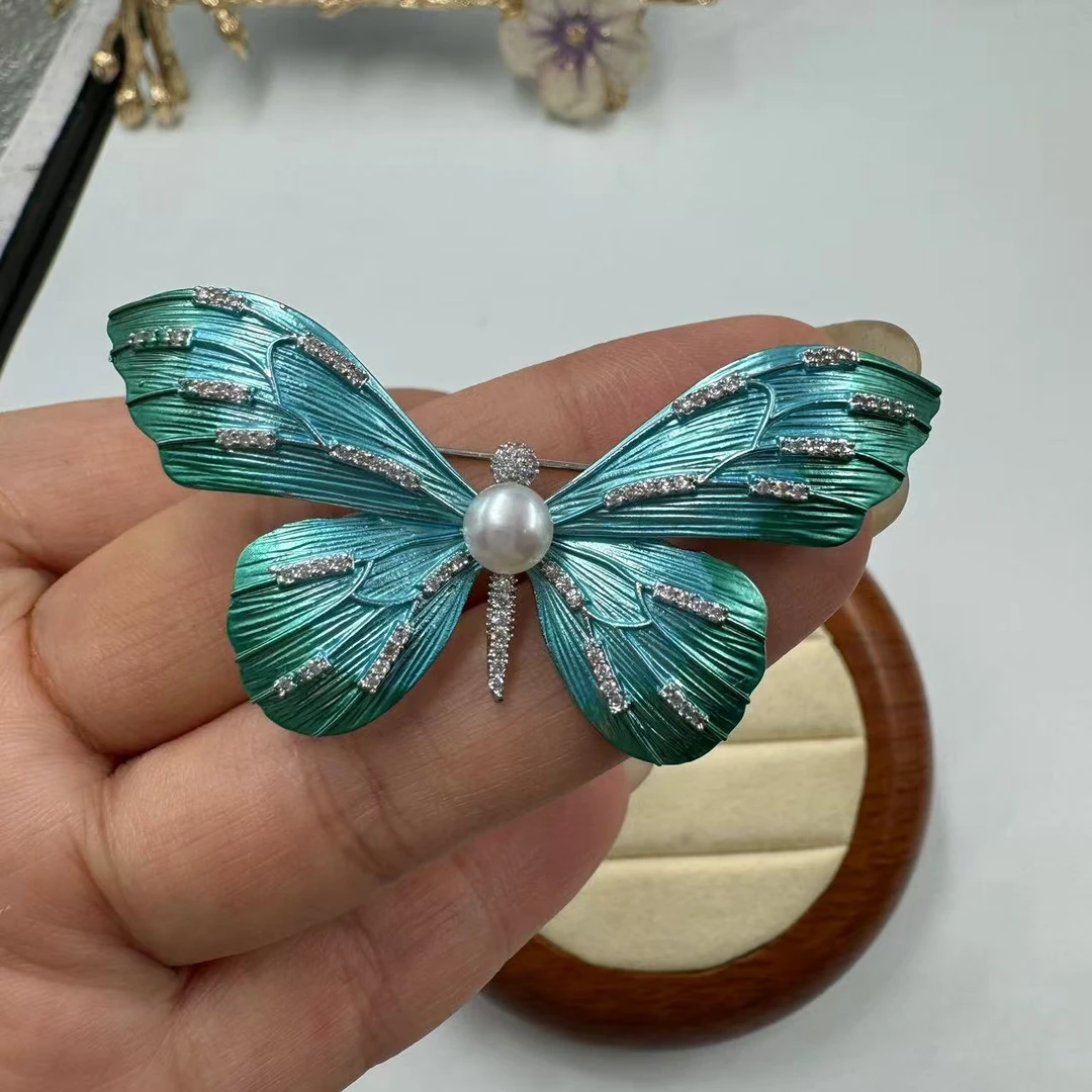 珍珠胸针精美时尚气质优雅百搭287号