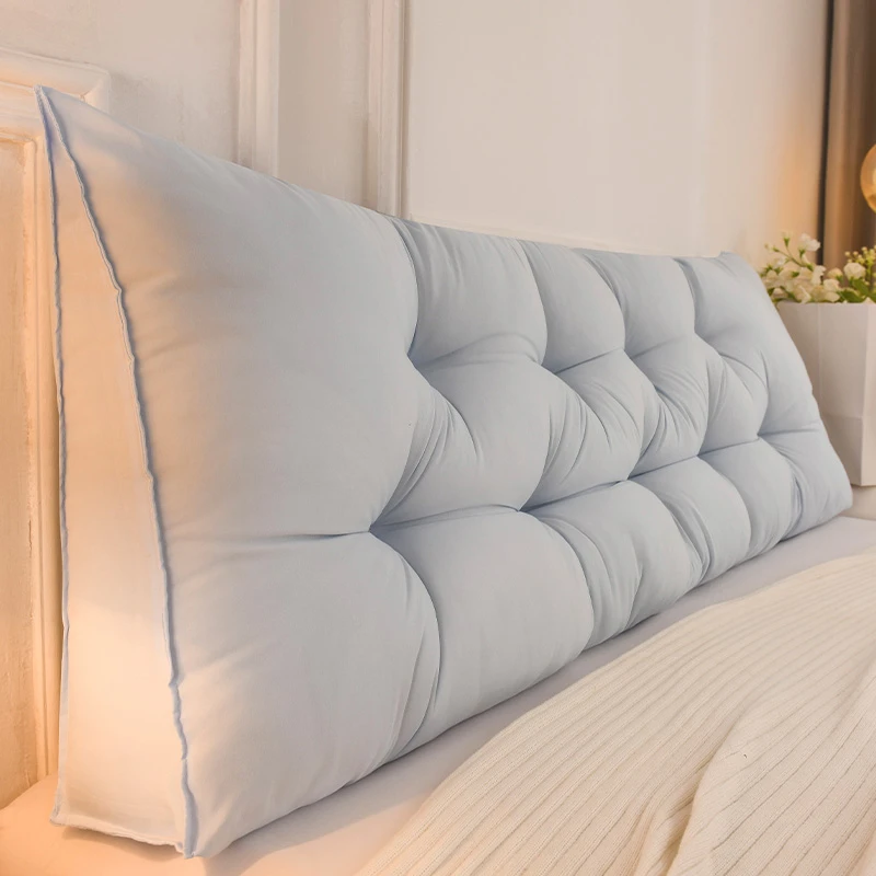 简约三角护腰靠垫无床头榻榻米软包靠枕女生宿舍免拆洗半躺大靠背