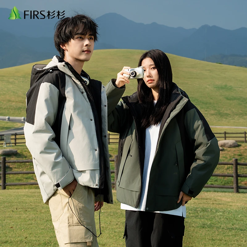 【龙公子专属】杉杉男士轻户外90鸭绒可脱卸帽休闲羽绒服5018