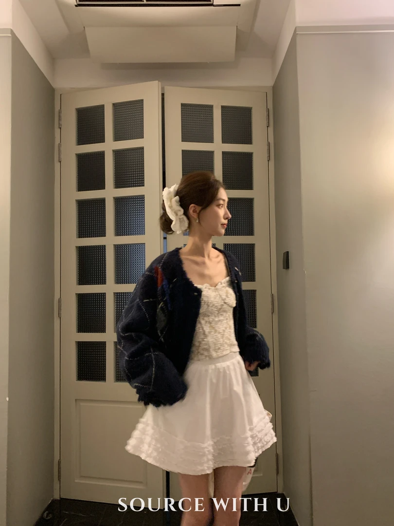 SourceWithU sa月夜芭蕾 肉色不透法蕾丝吊带细肩带精致内搭上衣