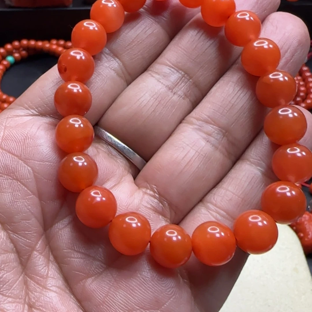 【闪购商品】南红玛瑙手链未镶嵌玫**主