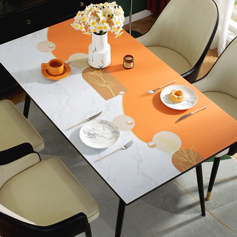 花样年华餐桌垫高档长方形桌布茶几专用防水防油防烫隔热桌台布