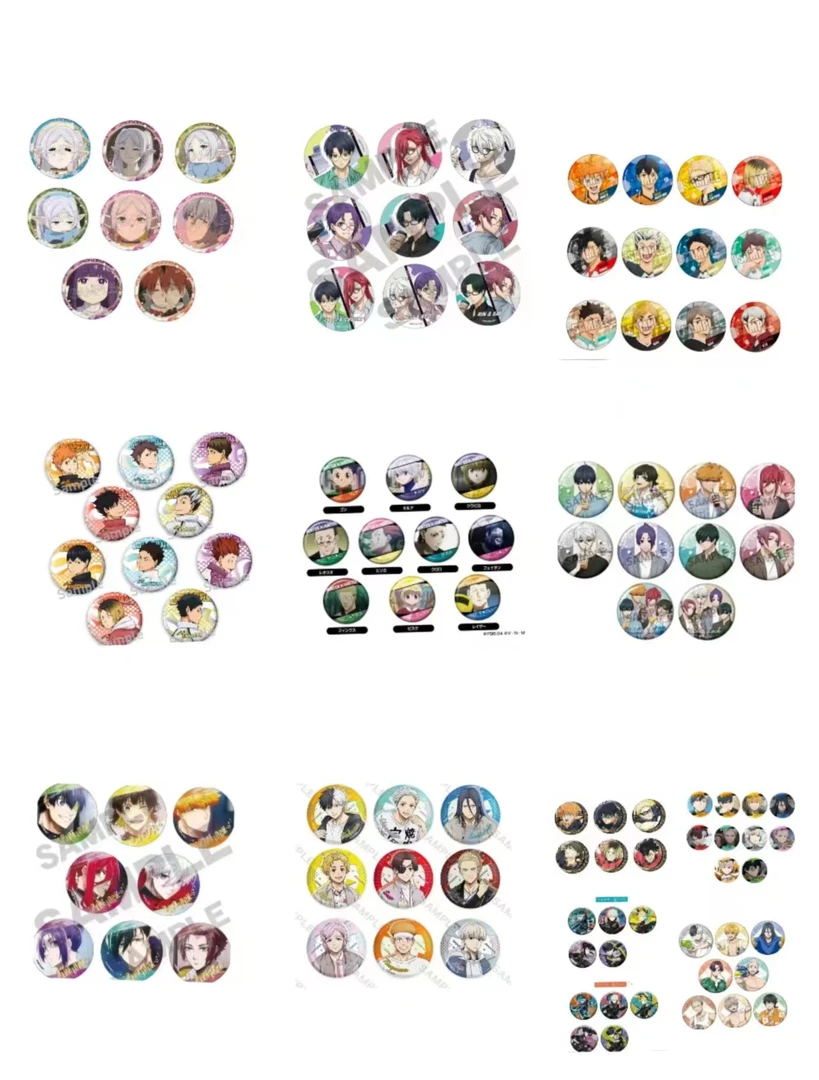 【多IP福利】猎人/蓝锁/防风铃/排球少年/芙莉莲/ 怪兽8号 吧唧盲袋