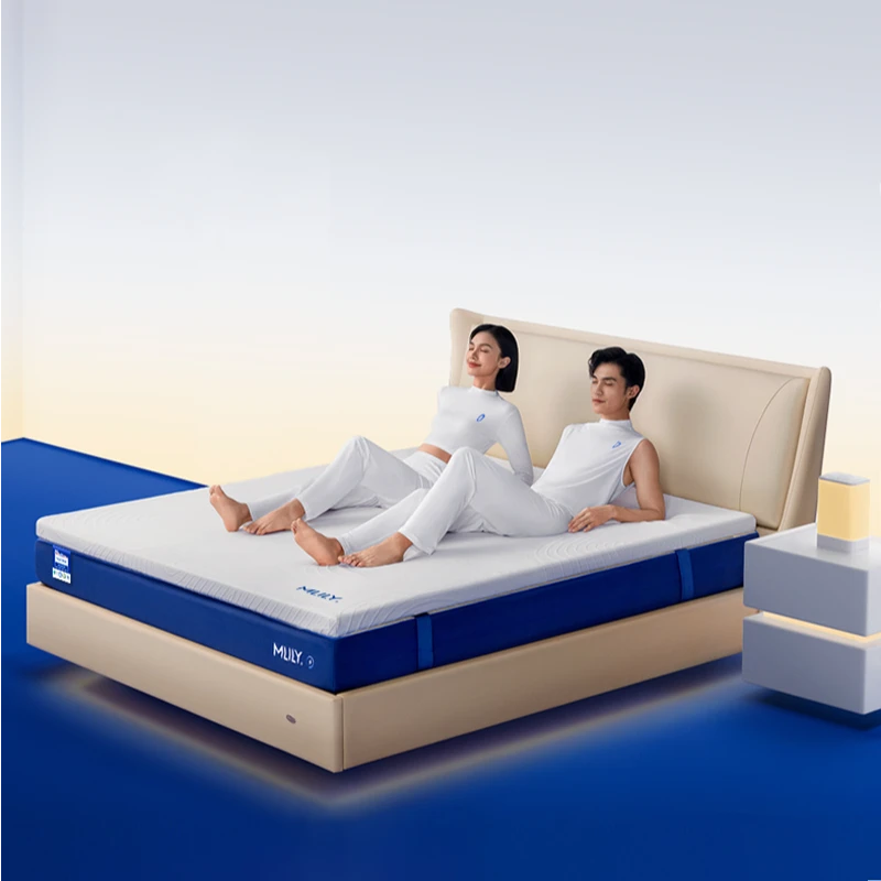 【排骨架】梦百合三体悬浮床大床轻奢现代极简意式主卧双人床氛围灯