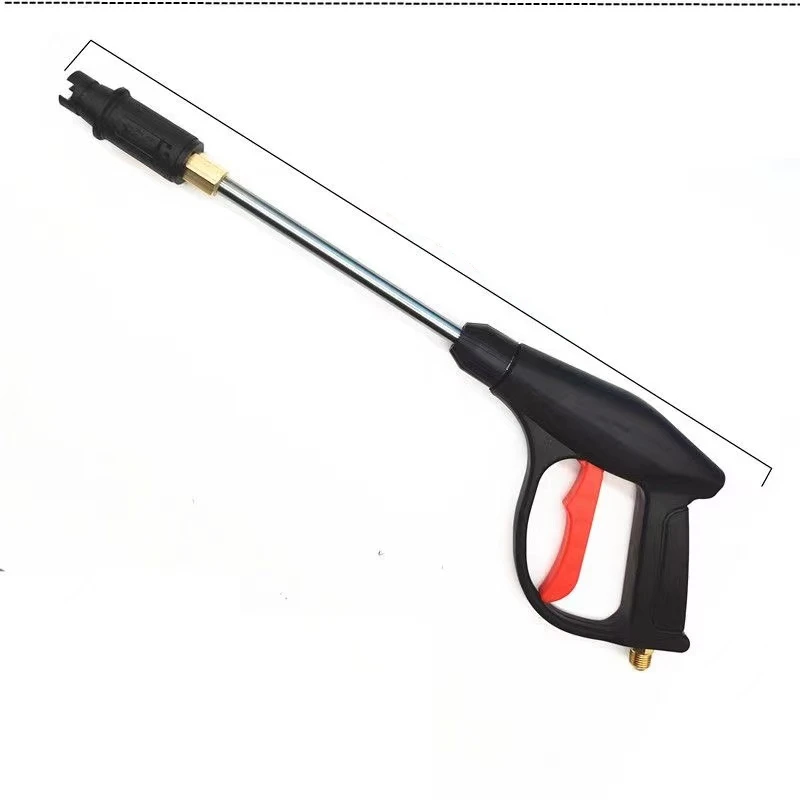 高压洗车机喷枪长枪外丝22内心15清洗机水枪