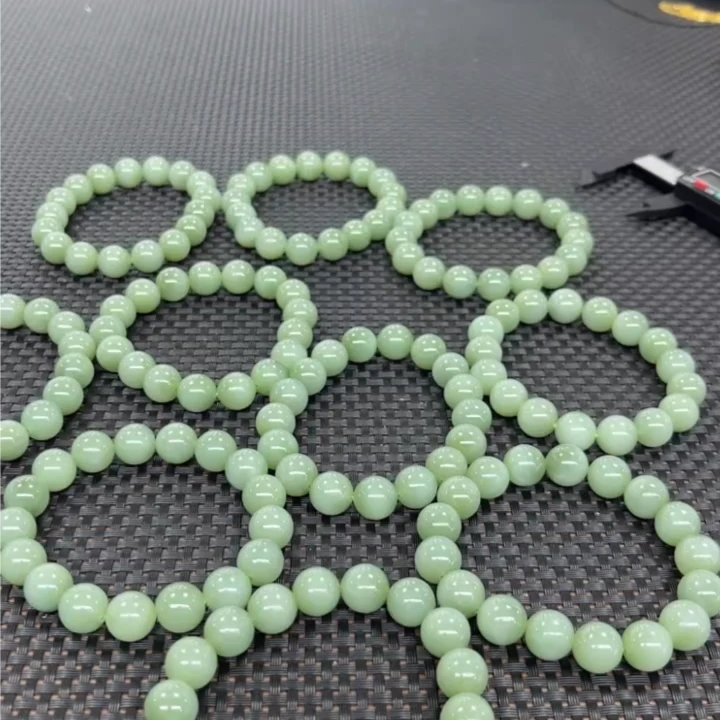 【新疆和田玉老郑】和田玉手串 约12mm（多样性发1件）