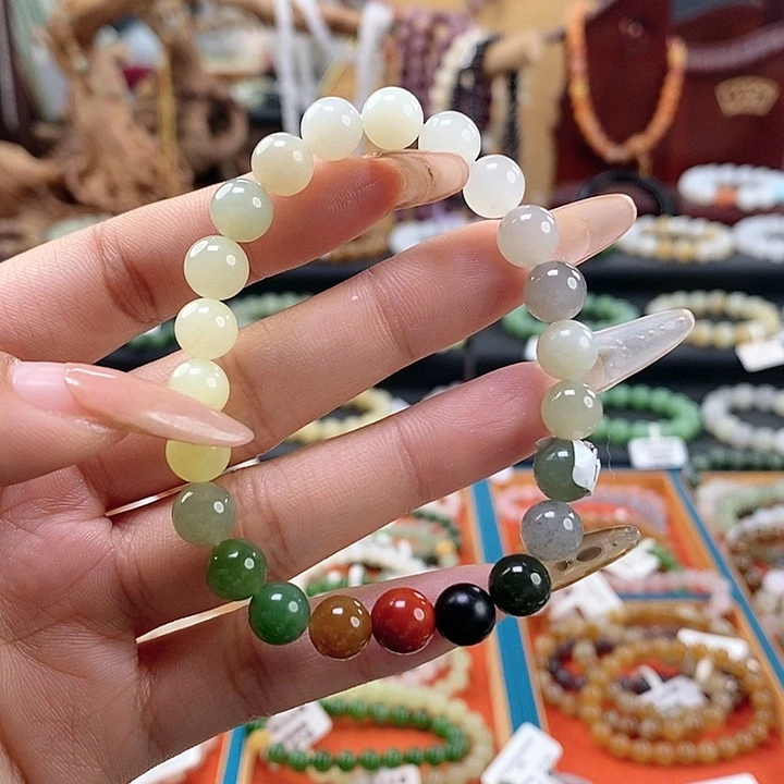 和田玉多宝8mmY未镶嵌