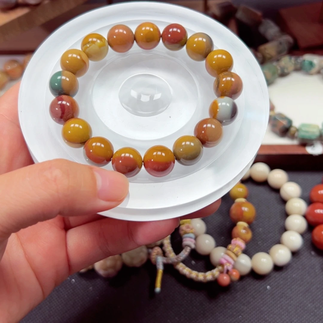 【闪购商品】石英质玉手链未镶嵌嬷*哒46