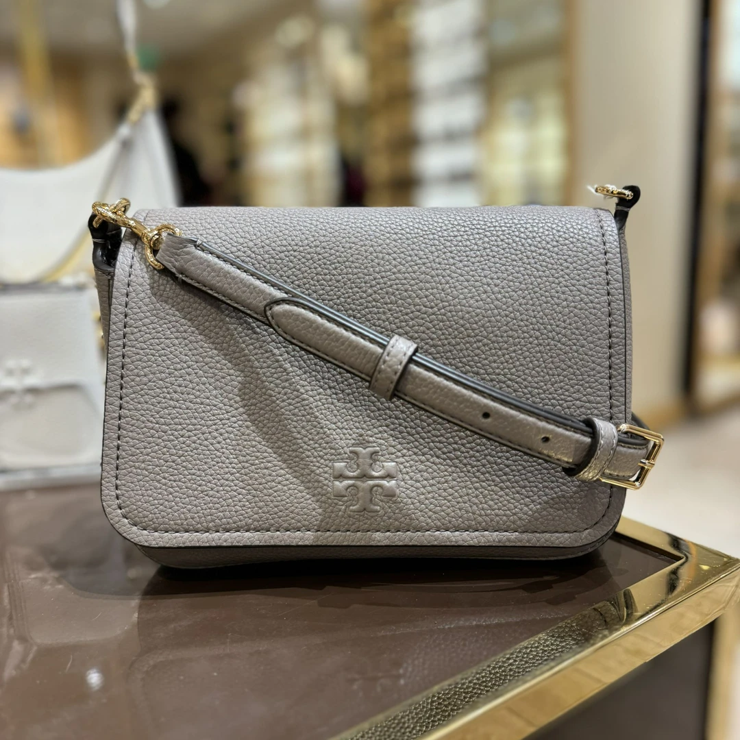 TORY BURCH 汤丽柏琦 Thea 翻盖豆腐包单肩斜挎包无流苏 22*14*7