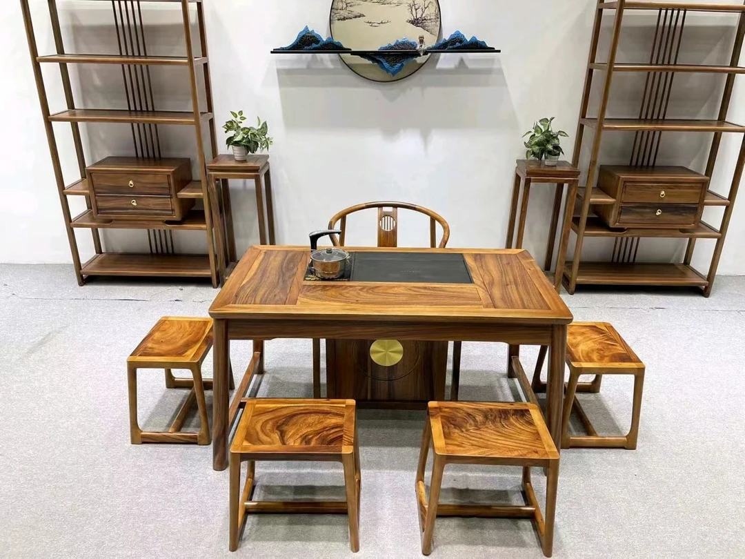 新中式茶桌客厅两用简约茶台茶桌椅