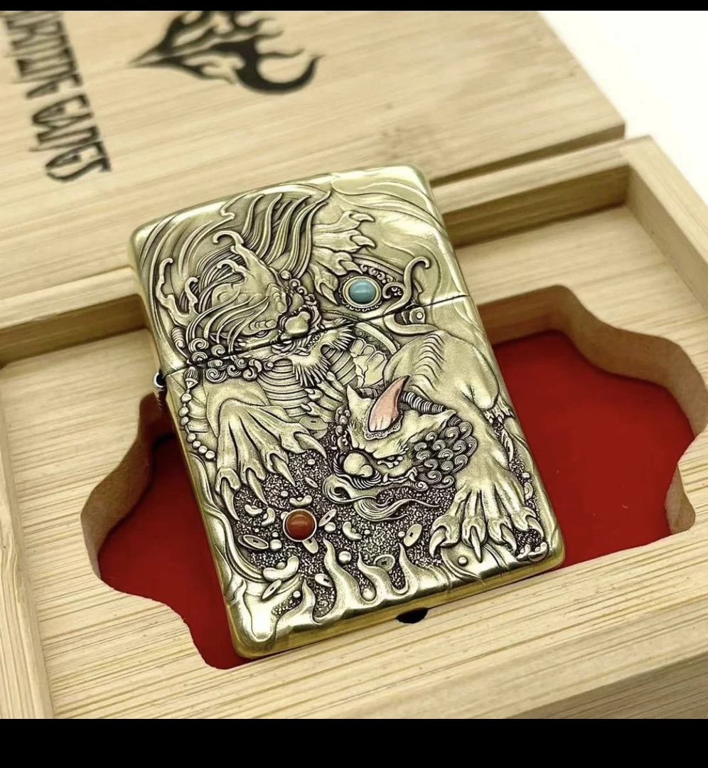 【雌雄貔貅】蚊子作品-DIY浮雕盔甲机。