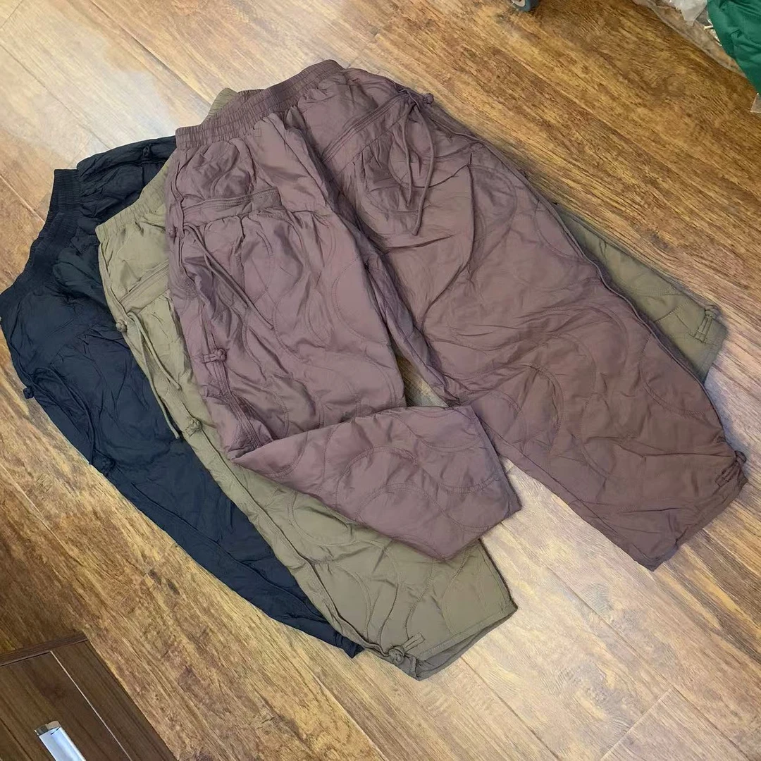 （现货）冬季新款侧盘扣羽绒分裤9901