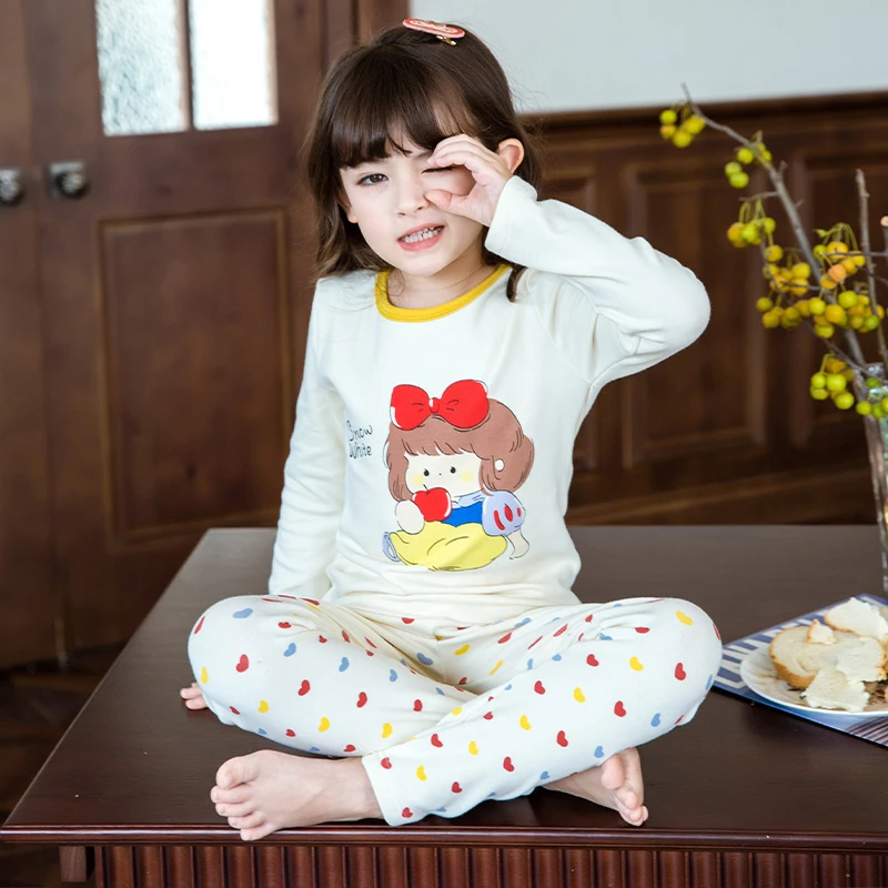 女童内衣套装纯棉2023秋冬新款秋装女孩秋衣秋裤家居服儿童装睡衣