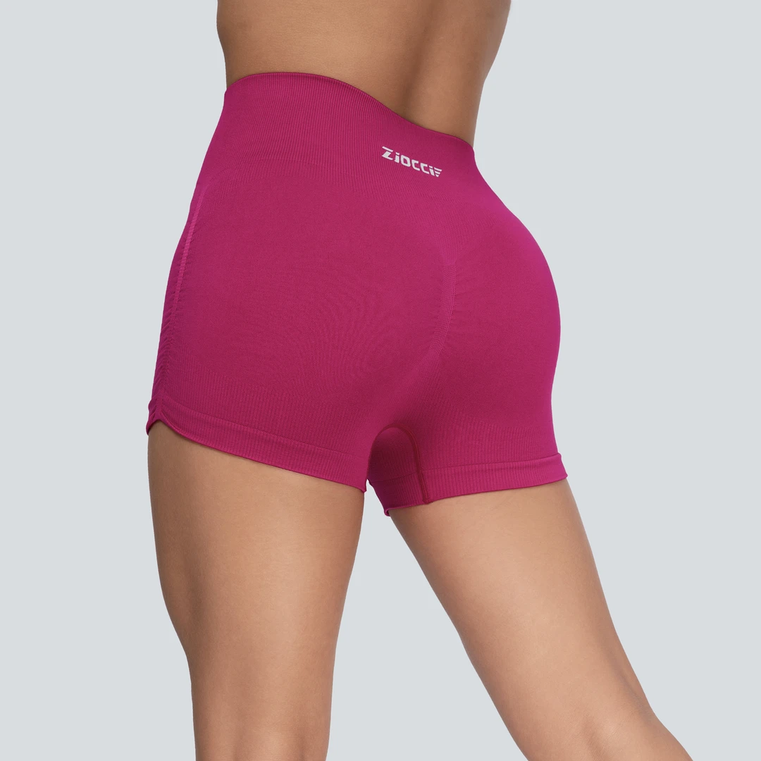 Zioccie/绮旖透气舒适修身运动短裤女士高腰提臀健身2.5分裤热裤