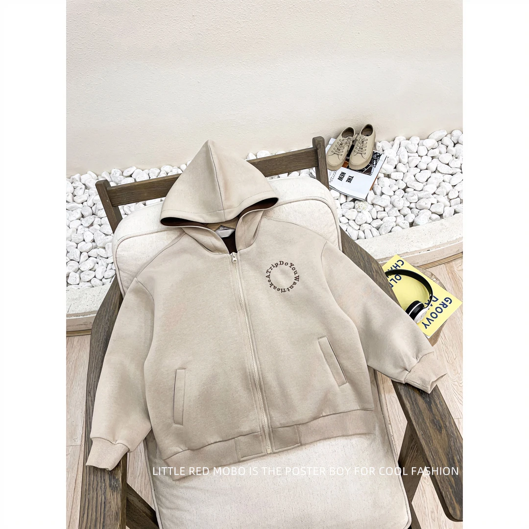 【现现】童装男中大儿童连帽卫衣2024年春秋新款休闲百搭MMY81608