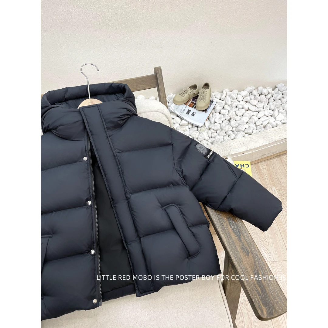 【现现】童装男儿童羽绒服男童新国标90白鸭绒2025新款外套MMY84621