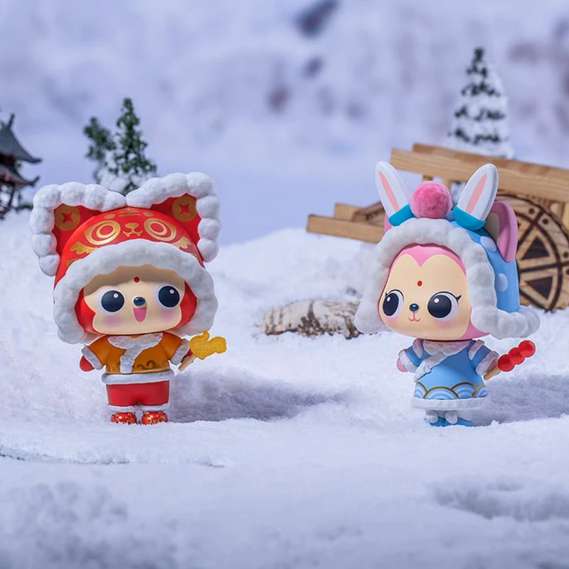 【拆盒】阿狸迷你公仔瑞雪融融系列盲盒