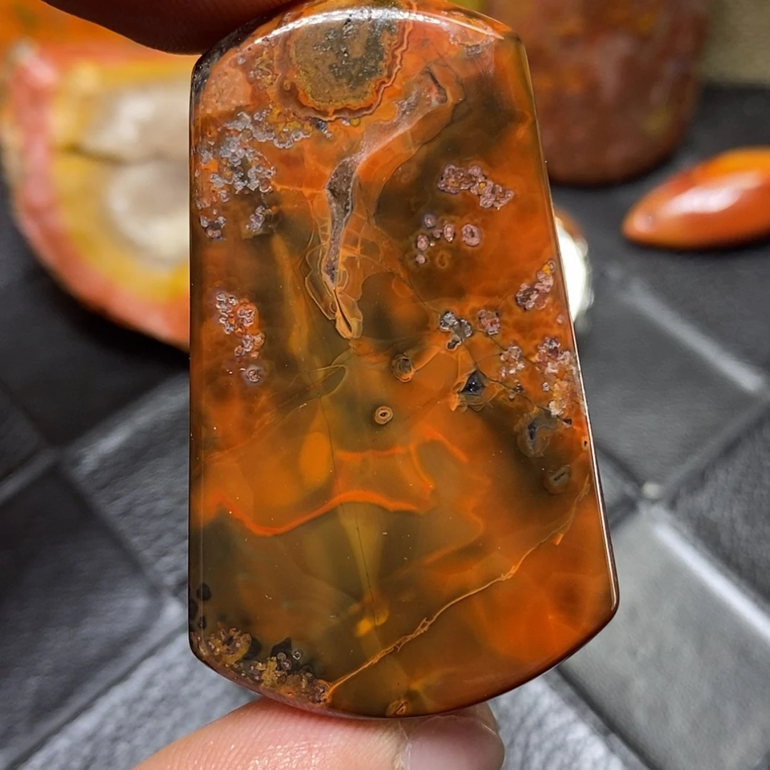 【闪购商品】玛瑙/玉髓颈饰未镶嵌四****C