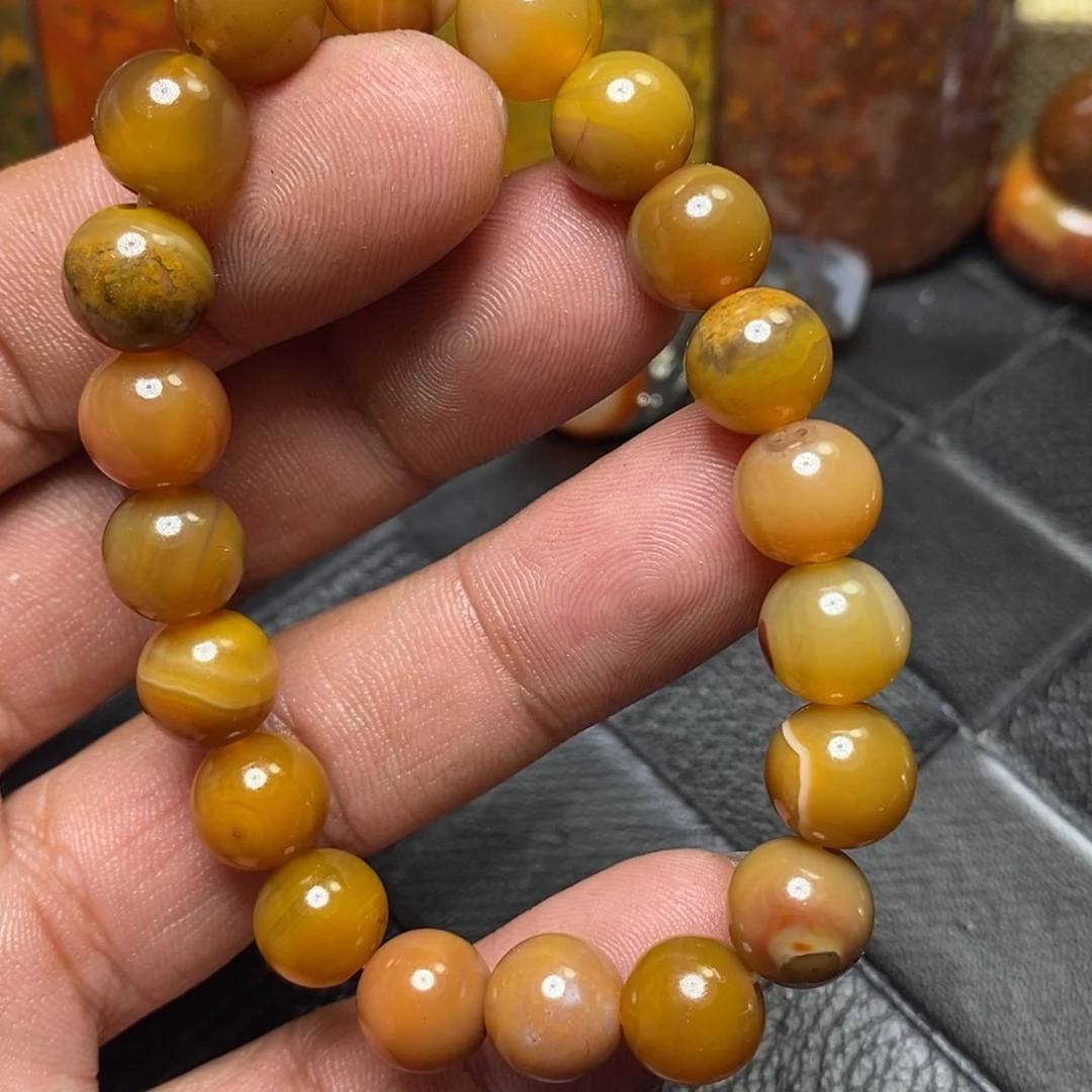 【闪购商品】玛瑙/玉髓手链未镶嵌@***成