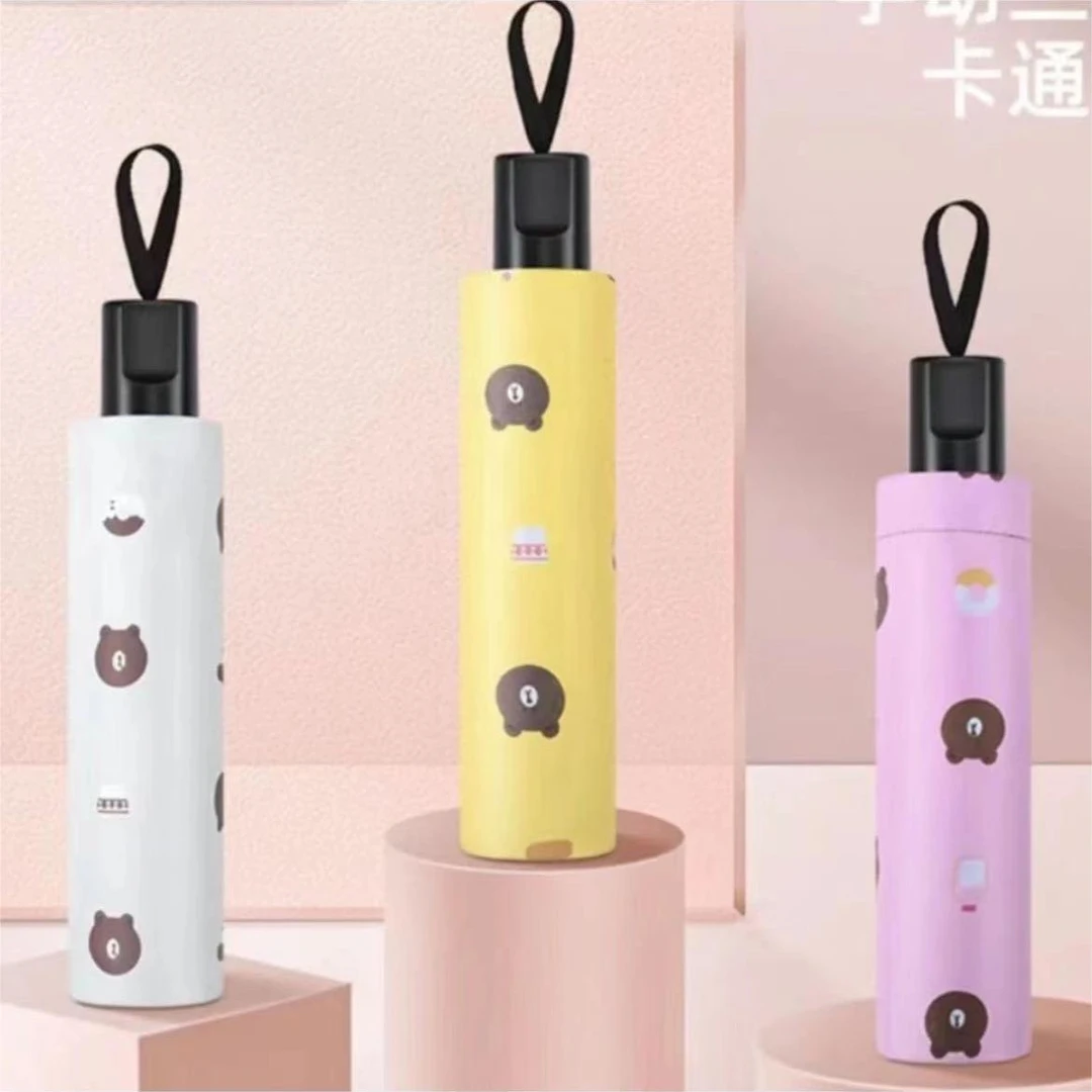 新款多款自动折叠晴雨防晒两用伞Z0488