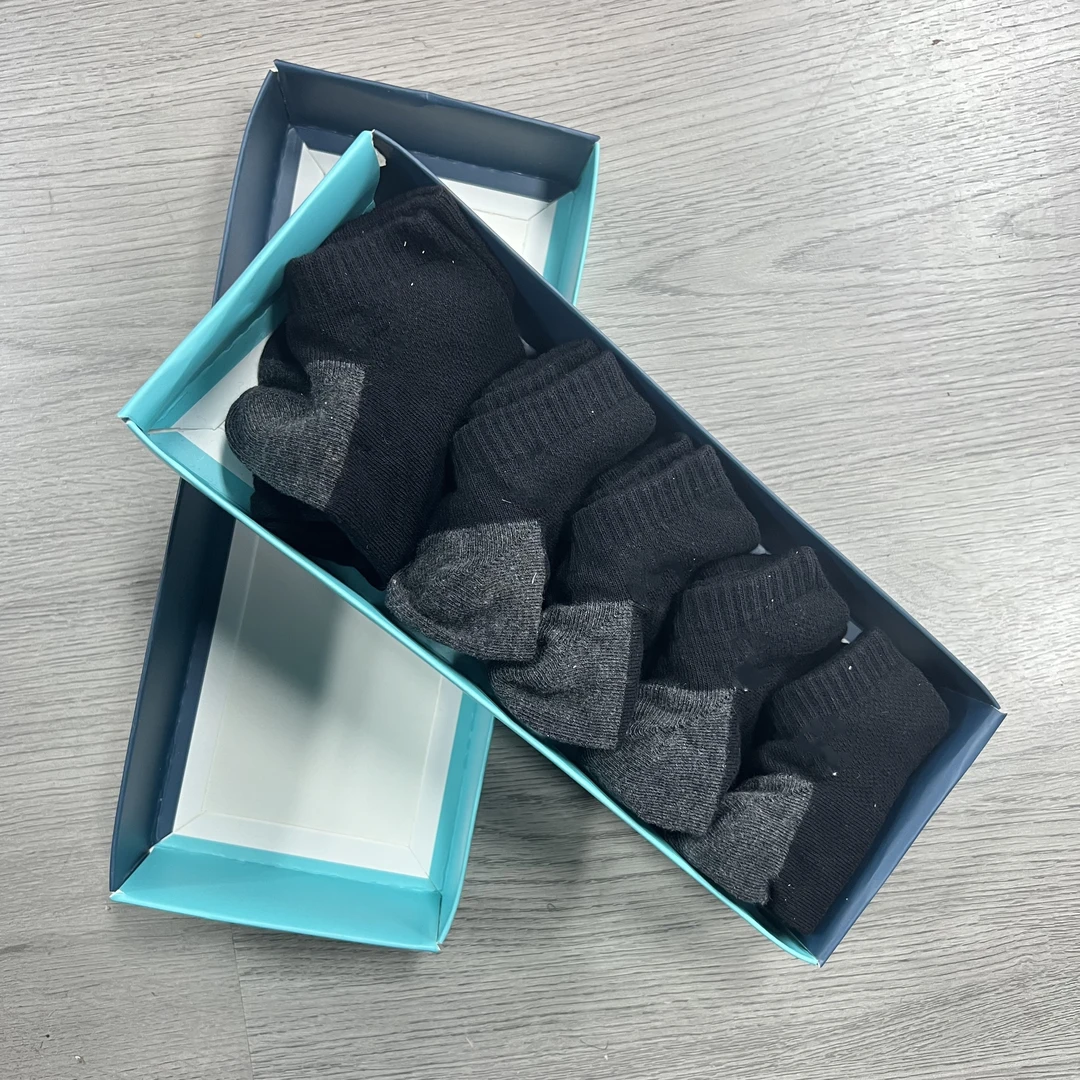 拼色抗菌网眼船袜Z48589