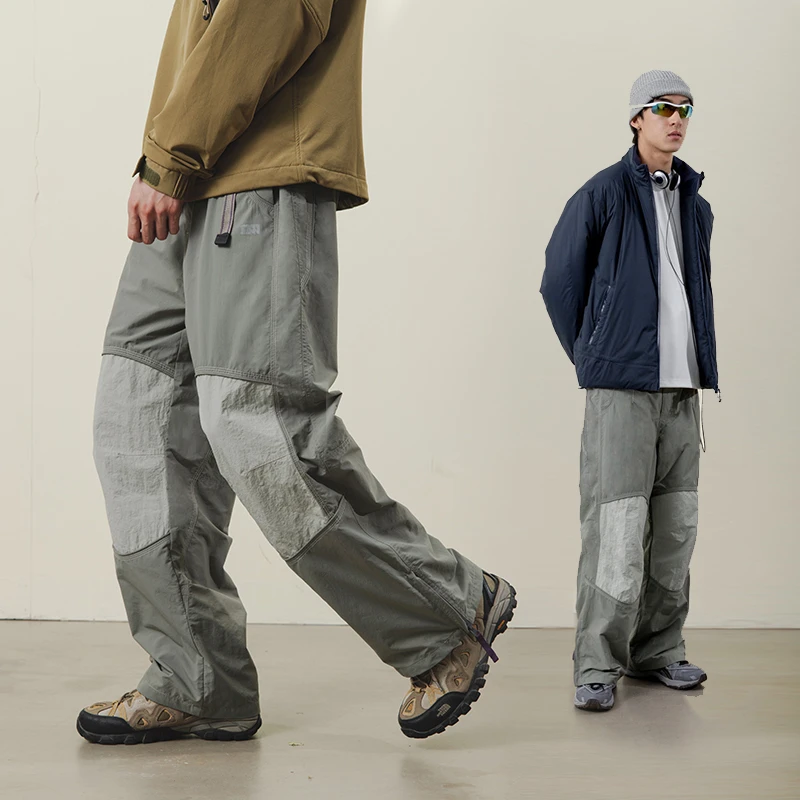 NOTHOMME山系户外登山徒步露营拼接休闲裤长裤