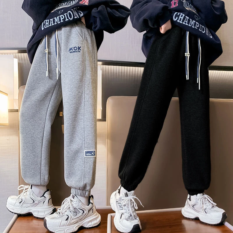 女童裤子秋冬款2024新款网红中大童卫裤秋季儿童长裤休闲运动裤潮