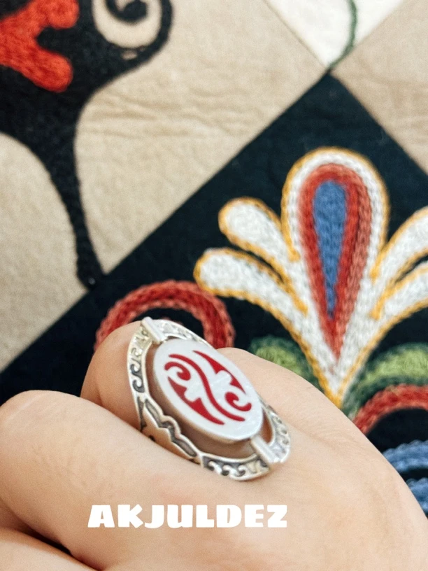 925银戒指 可翻面两面都可戴手工银戒指