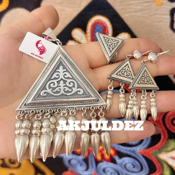 925银银制品 tumar手工银套装