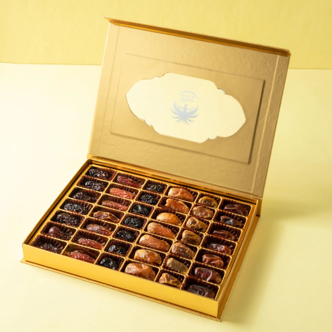 SIAFA沙特阿拉伯进口6种经典口味混合装椰枣健康零食礼品盒460 克