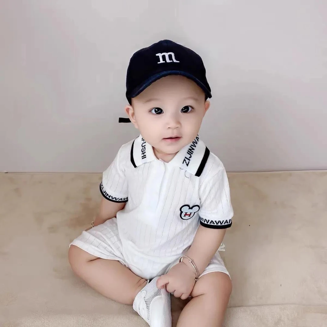 【高品质】婴儿连体衣纯棉薄款夏季男女宝宝爬服连体哈衣新生儿衣服