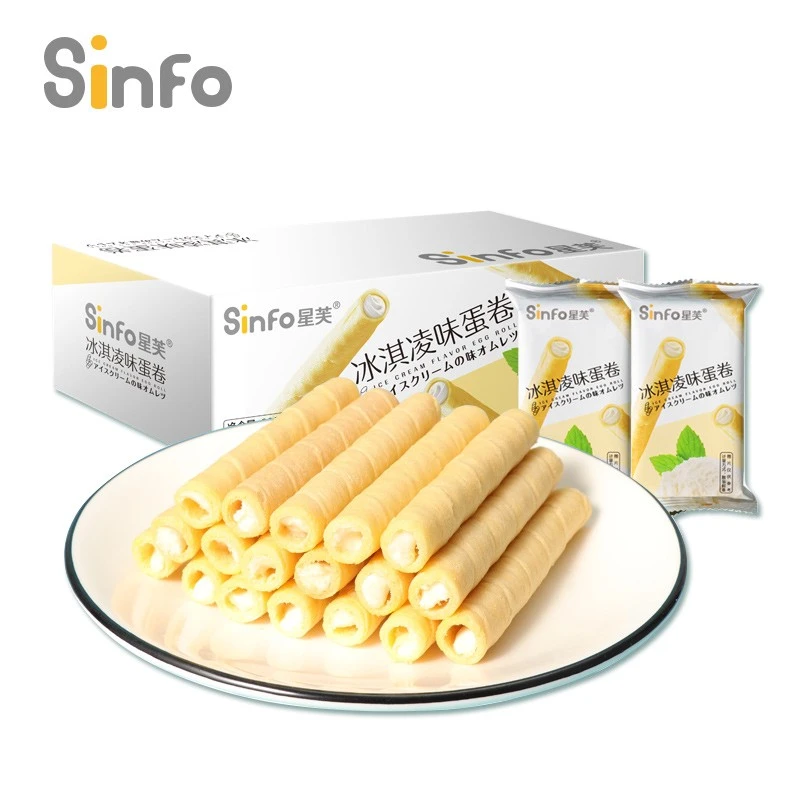 【拍下发2箱】【一箱48根】冰淇淋蛋卷凤凰卷300g整箱